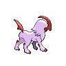 Sprite Absol Blanco Negro