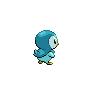 Sprite Piplup Blanco Negro