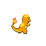 Sprite Charmander Blanco Negro