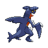 Sprite Garchomp Blanco Negro