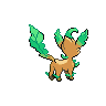Sprite Leafeon Blanco Negro