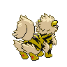 Sprite Arcanine Blanco Negro