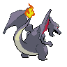 Sprite Charizard Blanco Negro