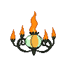 Sprite Chandelure Blanco Negro
