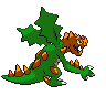 Sprite Druddigon Blanco Negro