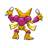 Sprite Alakazam Blanco Negro