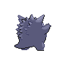 Sprite Gengar Blanco Negro