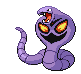 Sprite Animado Arbok Blanco Negro