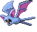Sprite Animado Zubat Blanco Negro