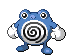 Sprite Animado Poliwhirl Blanco Negro