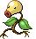 Sprite Animado Bellsprout Blanco Negro