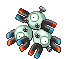 Sprite Animado Magneton Blanco Negro