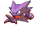 Sprite Animado Haunter Blanco Negro