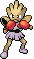 Sprite Animado Hitmonchan Blanco Negro
