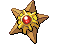 Sprite Animado Staryu Blanco Negro