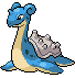 Sprite Animado Lapras Blanco Negro