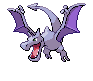 Sprite Animado Aerodactyl Blanco Negro