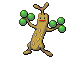Sprite Animado Sudowoodo Blanco Negro