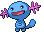 Sprite Animado Wooper Blanco Negro