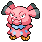 Sprite Animado Snubbull Blanco Negro