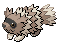 Sprite Animado Zigzagoon Blanco Negro