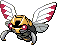 Sprite Animado Ninjask Blanco Negro