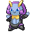 Sprite Animado Illumise Blanco Negro
