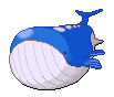 Sprite Animado Wailord Blanco Negro