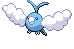 Sprite Animado Swablu Blanco Negro