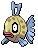 Sprite Animado Feebas Blanco Negro