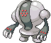 Sprite Animado Registeel Blanco Negro
