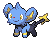 Sprite Animado Shinx Blanco Negro