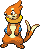 Sprite Animado Buizel Blanco Negro