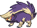 Sprite Animado Skuntank Blanco Negro