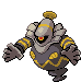 Sprite Animado Dusknoir Blanco Negro