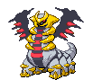 Sprite Animado Giratina Blanco Negro
