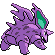 Sprite Animado Nidorino Blanco Negro