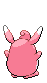 Sprite Animado Wigglytuff Blanco Negro