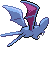 Sprite Animado Zubat Blanco Negro