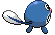 Sprite Animado Poliwag Blanco Negro