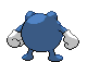 Sprite Animado Poliwhirl Blanco Negro