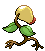 Sprite Animado Bellsprout Blanco Negro