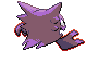 Sprite Animado Haunter Blanco Negro