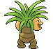 Sprite Animado Exeggutor Blanco Negro