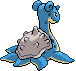 Sprite Animado Lapras Blanco Negro