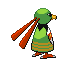 Sprite Animado Xatu Blanco Negro