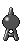 Sprite Animado Unown Blanco Negro