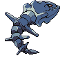 Sprite Animado Steelix Blanco Negro