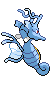 Sprite Animado Kingdra Blanco Negro
