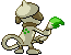 Sprite Animado Smeargle Blanco Negro